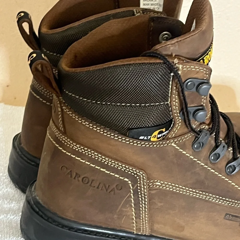 Carolina High Top Safety Steel Toe Shoes Sz 9